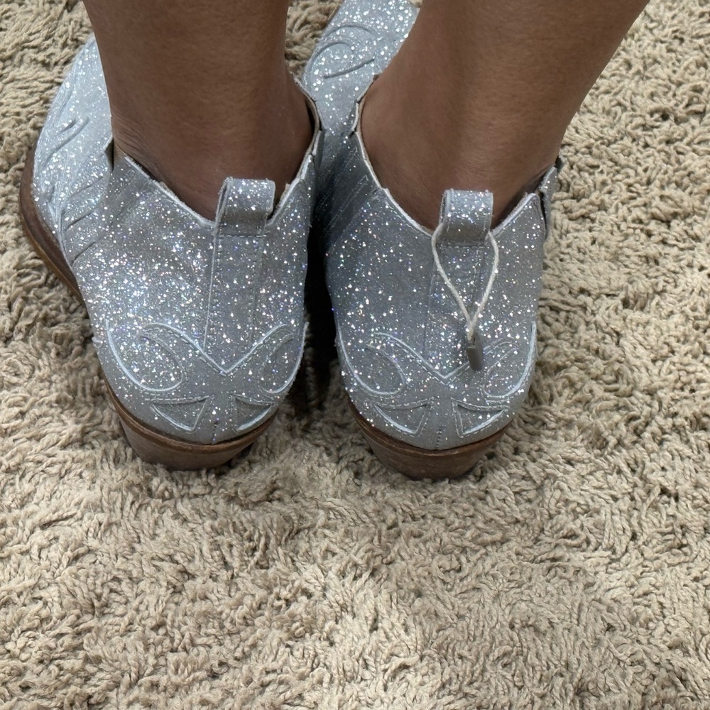 Golden Goose NEW Glitter Western Style Boots - Picture 8 of 9